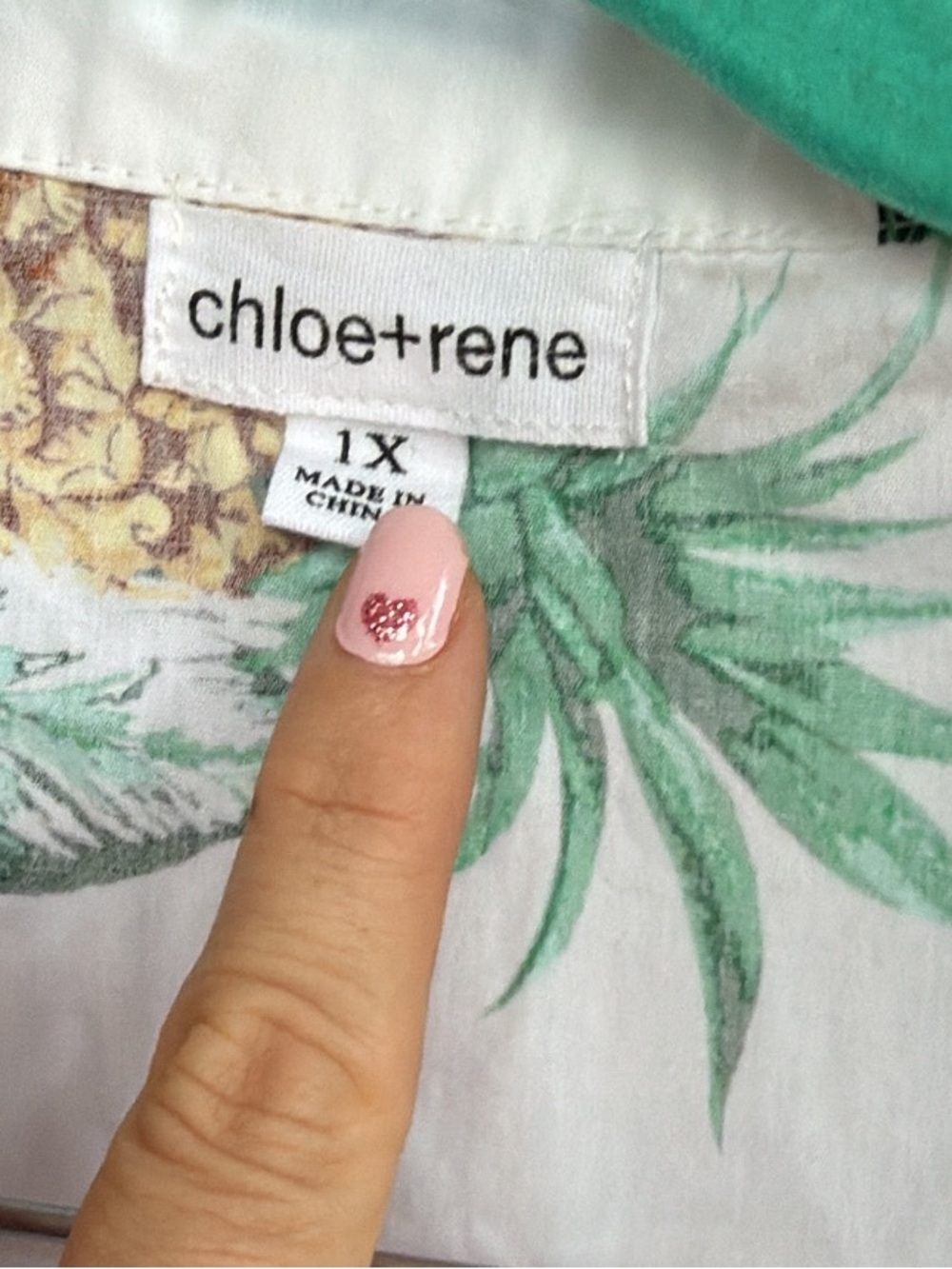 Chloe & Rene pineapple dress - Picture 2 of 4